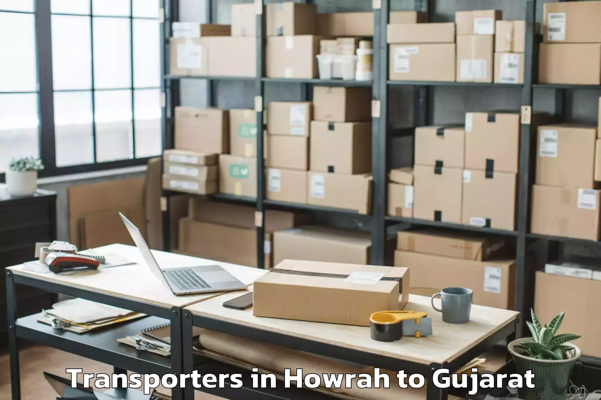 Book Howrah to Waghai Transporters